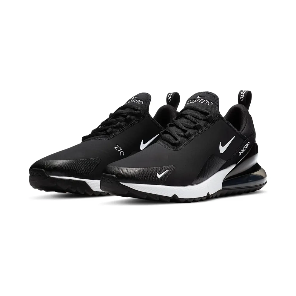 Nike Air Max 270 Golf Black White Black/Hot Punch-White (CK6483-001)