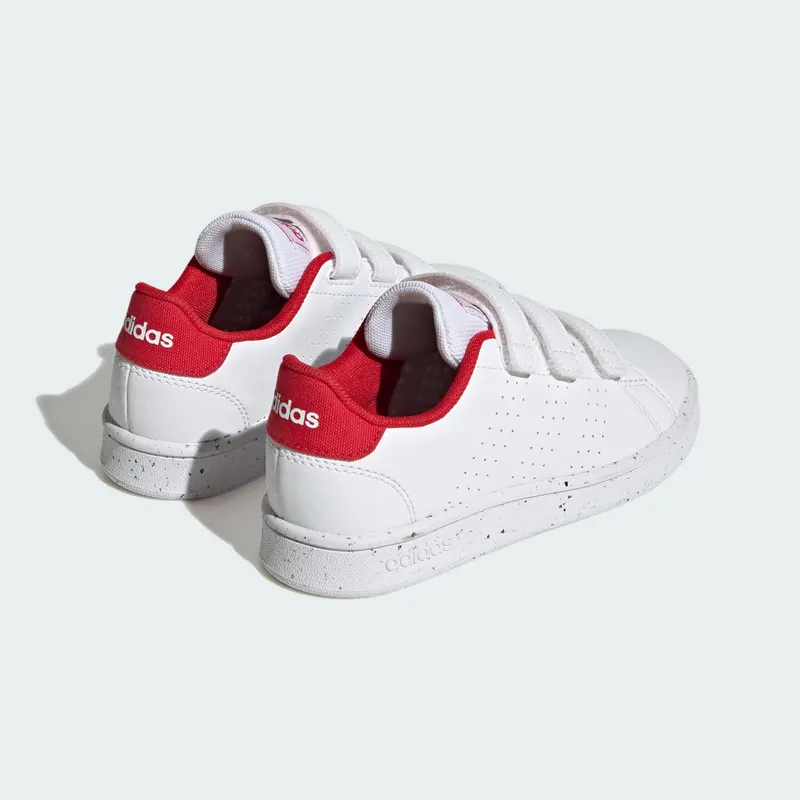 Adidas Advantage Lifestyle Court Hook-and-Loop Cloud White / Cloud White / Better Scarlet (H06212)