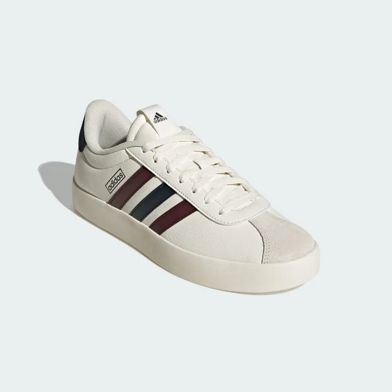 Adidas VL Court 3.0 Core White / Aurora Ruby / Aurora Ink (JI1755)