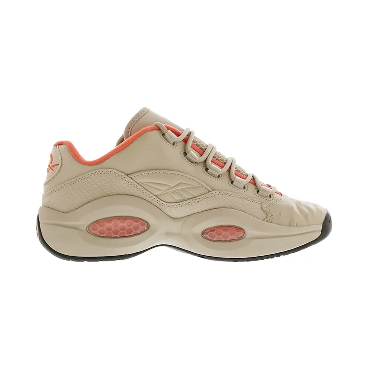 Reebok Question Low Modern Beige Modern Beige/Vivid Orange-Black (Other Brands Other)
