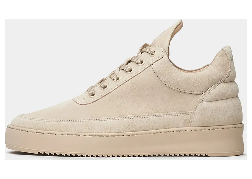 FILLING PIECES Low Top Suede All Beige – “Bruin” (10122791990)