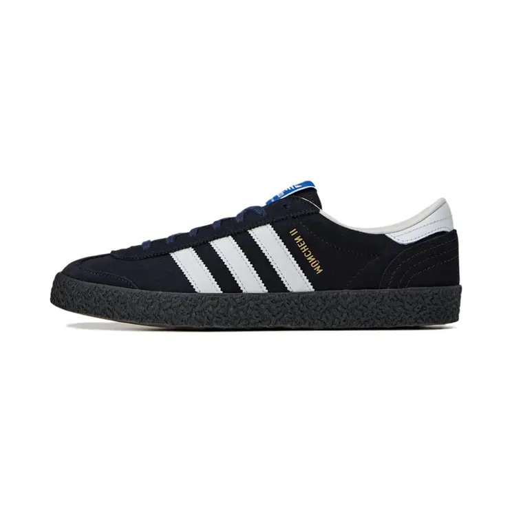 adidas München II SPZL Black Blue Gum (JR1544)