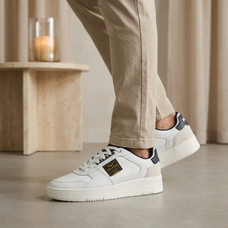 PME Legend sneaker Wit/Sand (PBO2302090-906)