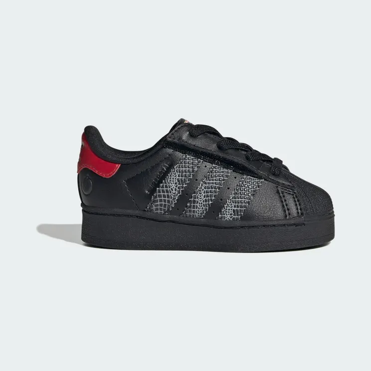 adidas Superstar LED Lights Comfort Closure Core Black Red (IH6392)