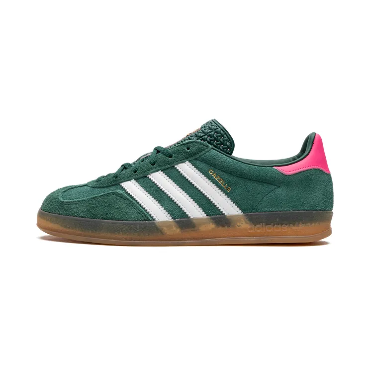 Adidas GAZELLE INDOOR “Collegiate Green / Lucid Pink” (IG5929)