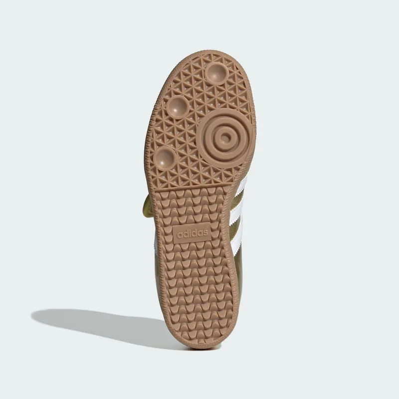 Adidas Samba Jane Gold Metallic / Cloud White / Gum (IH6599)