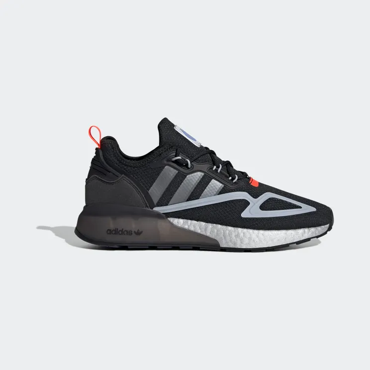 adidas ZX 2K Boost Core Black / Halo Silver / Glow Blue (FY5724)