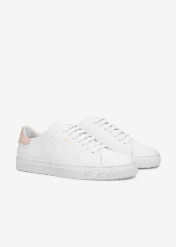 Axel Arigato Clean 90 Sneaker “White,Light Pink” (F2939001)