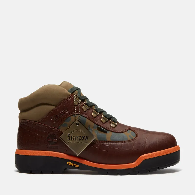 Timberland Field Boot Mid Lace Up Gore-Tex Starcow Medium Brown Camo (TB0A2NRW-A5C)
