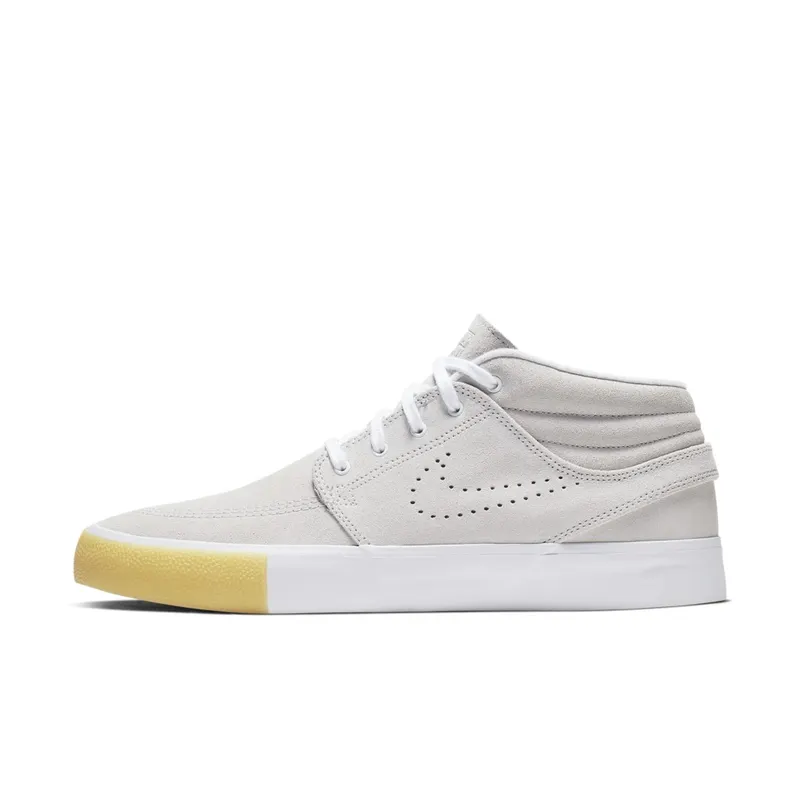 Nike SB Zoom Stefan Janoski Mid RM SE White White Vast Grey Gum Yellow White (CD6576-109)