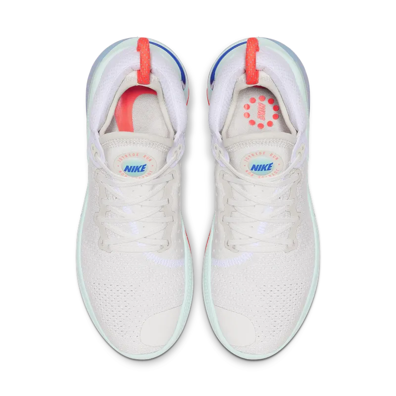 Nike Joyride Run Flyknit White Bright Mango Racer Blue (W) White/Platinum Tint-Bright Mango-Racer Blue (AQ2731-100)