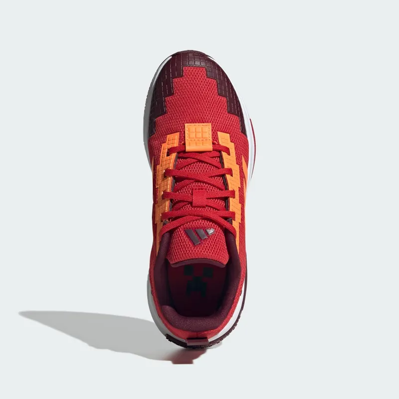 Adidas Pro Minecraft GS “Better Scarlet Lucid Orange” (JR1968)