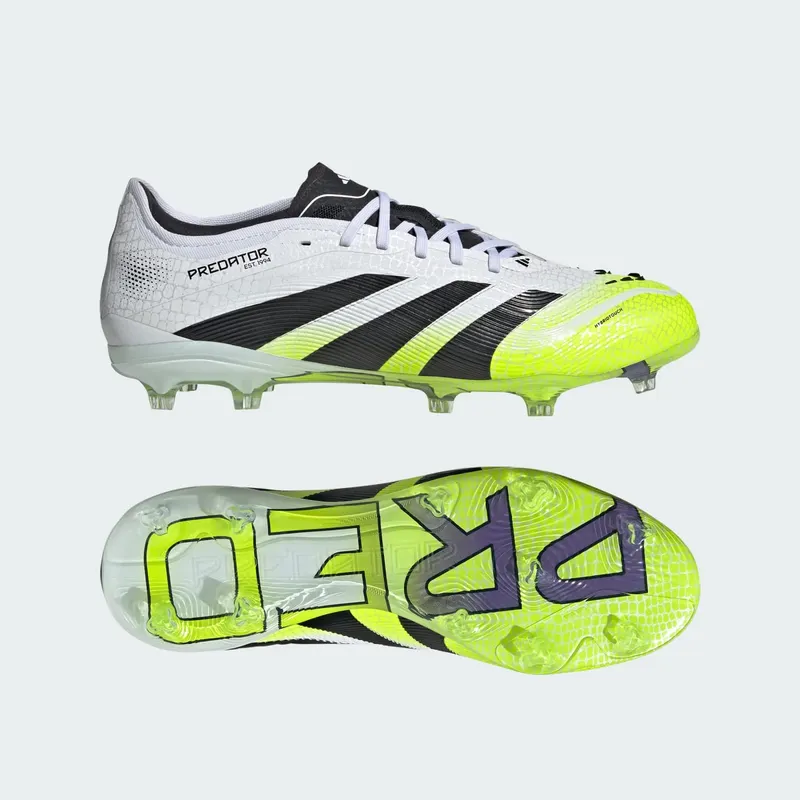 adidas Predator Pro FG Cloud White Core Black Lucid Lemon (JI1195)