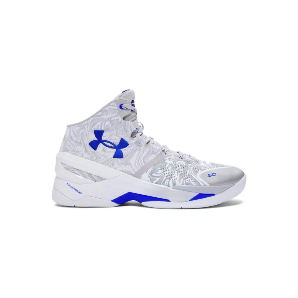 Under Armour UA Curry 2 Waves White/Metallic Silver/Blue (1259007-106)