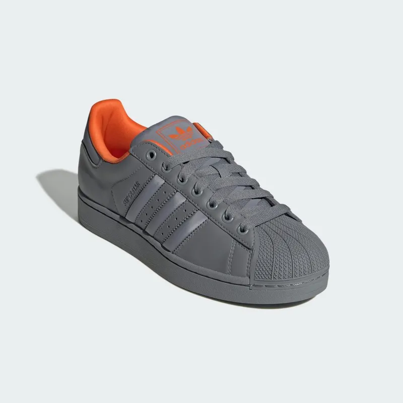 Adidas Superstar II Grey / Grey / Orange (JS2835)