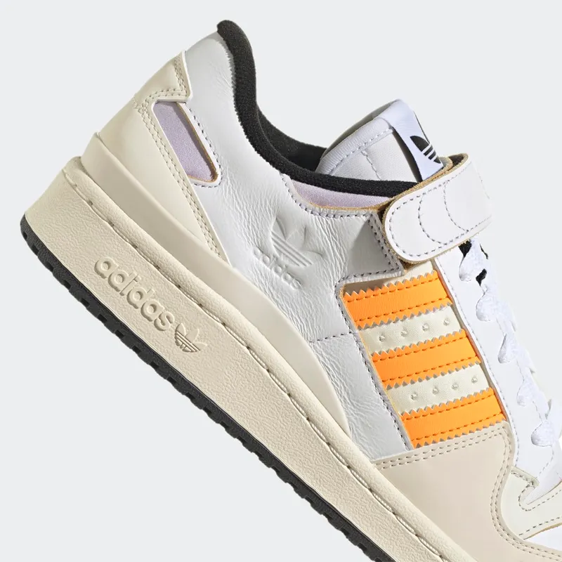 Adidas Forum 84 Low Off White / Orange Rush / Purple Tint (HR2009)