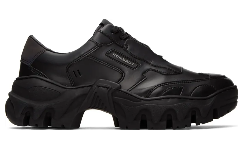 Rombaut Black Boccaccio II Low-Top Sneakers (W21-B-001)