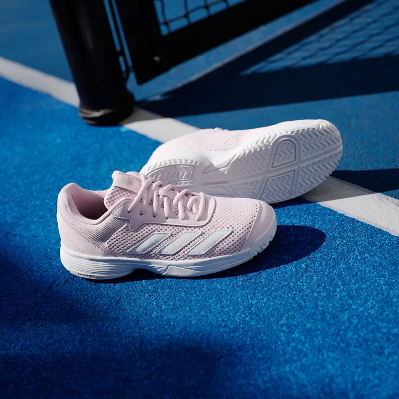 Adidas Courtflash Tennis Kids Distilled Pink / Cloud White / Cloud White (KK3866)
