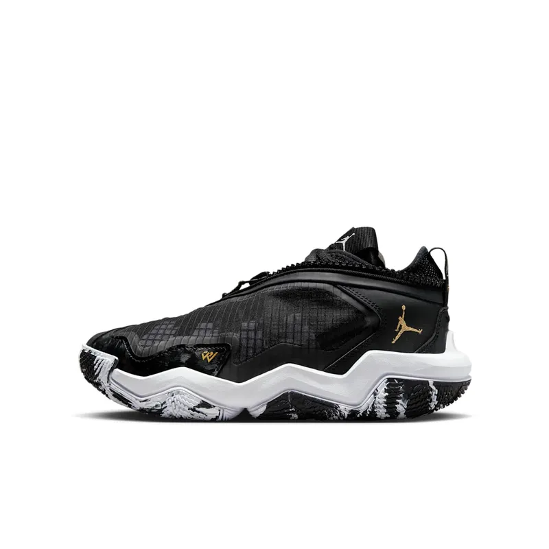Jordan Why Not Zer0.6 Black White Metallic Gold (DO7191-071)