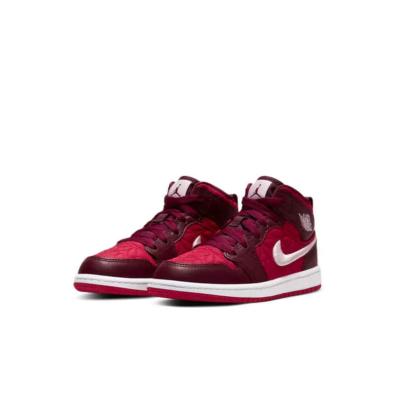 Jordan 1 Mid Red Quilt (PS) (AV5173-600)