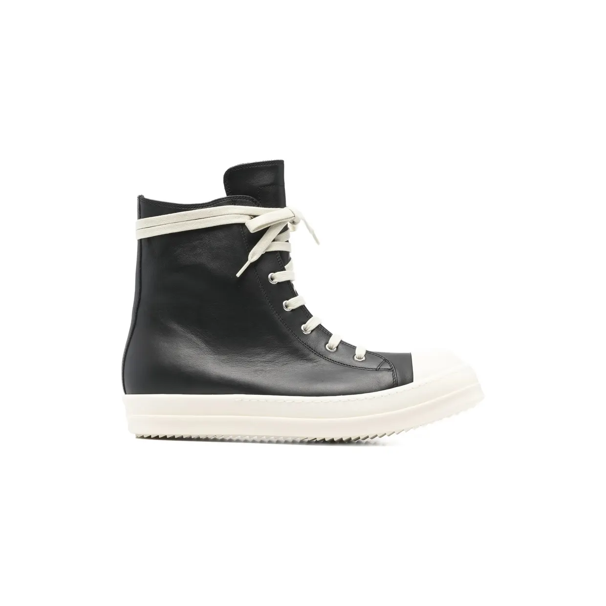 Rick Owens High-top Leather “Black” (RU01F2890 LCO 911)