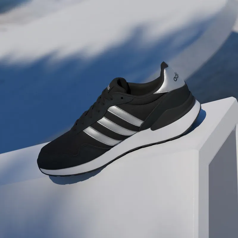 Adidas Run 60s 4.0 Core Black / Silver Metallic / Cloud White (JR6626)