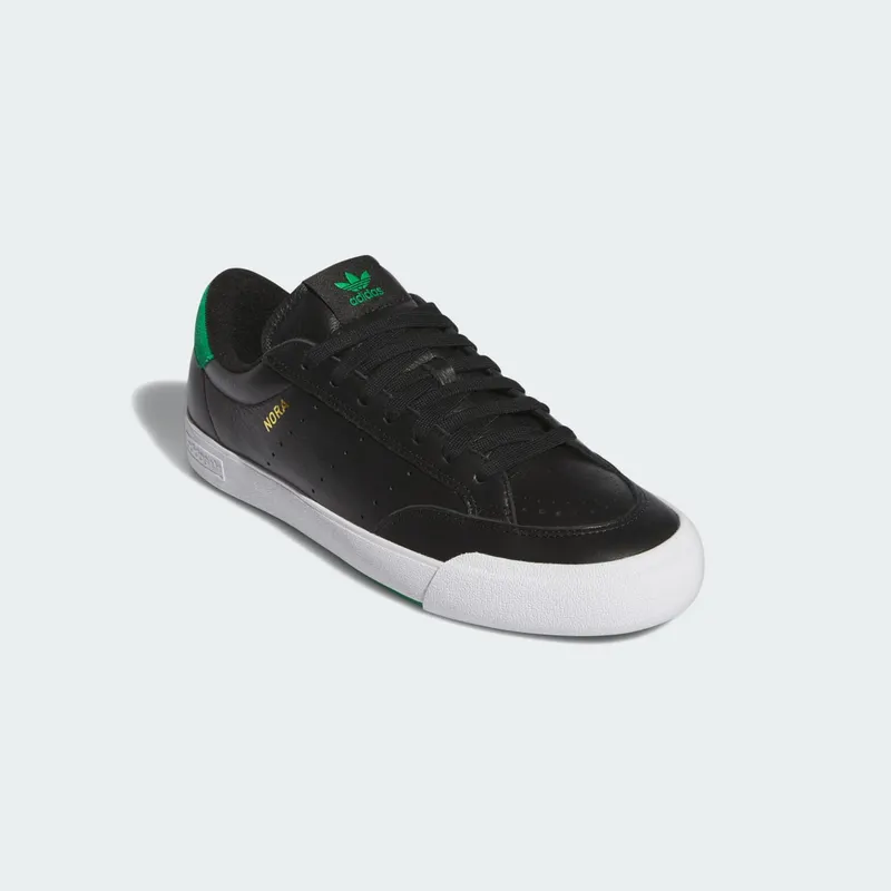 Adidas Nora Signature Skateboarding Shoes Core Black / Green / Cloud White (IF2070)
