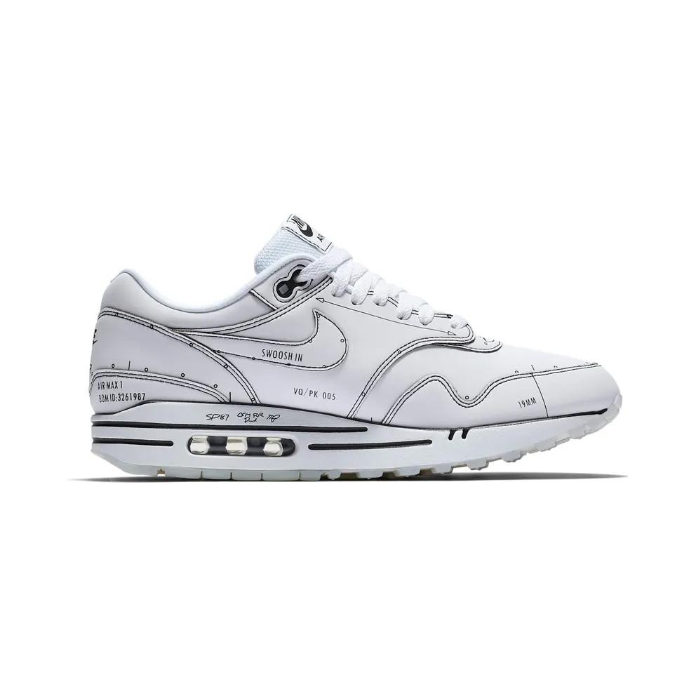 Nike Air Max 1 Tinker ‘White Schematic’ (2019) (CJ4286-100)