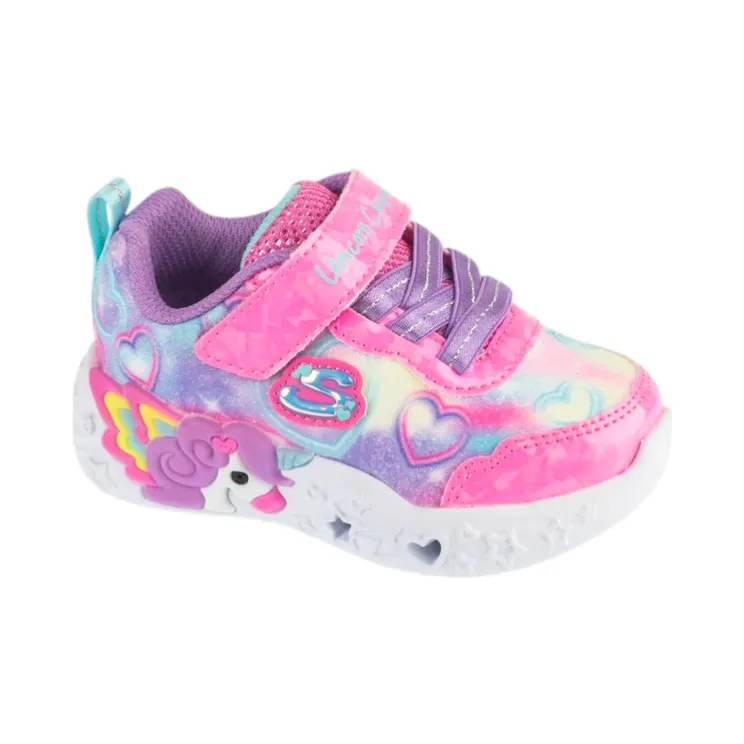 Skechers Unicorn Charmer – Lil Heart Sparkles “Pink” (303064NPKMT)