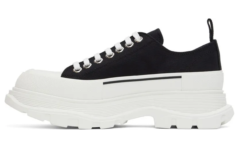 Alexander McQueen SSENSE Exclusive Green Tread Slick Low Sneakers (604257W4MV2) (3)