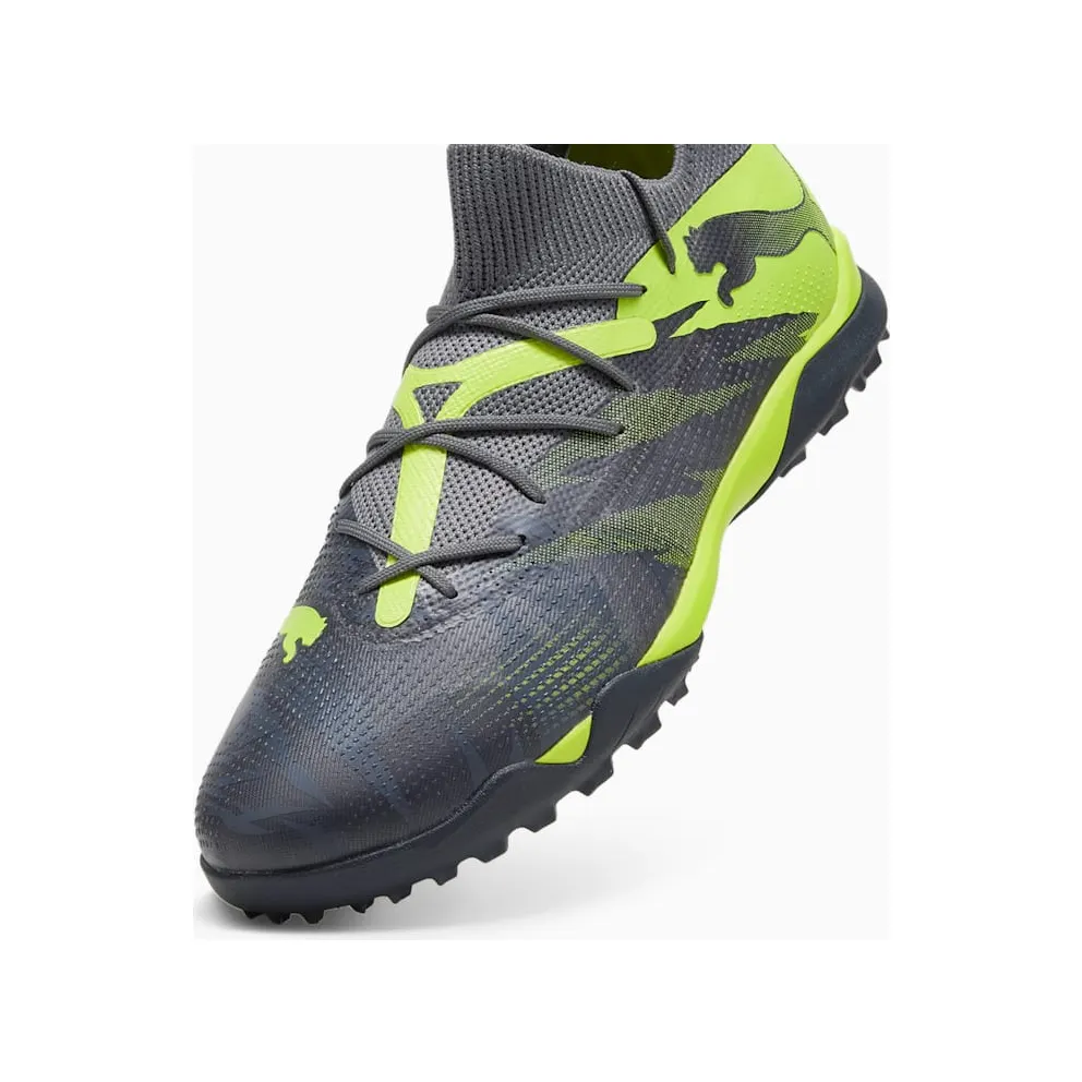 Puma Future 7 Match Rush TT Strong Gray Cool Dark Gray Electric Lime (107843-01)