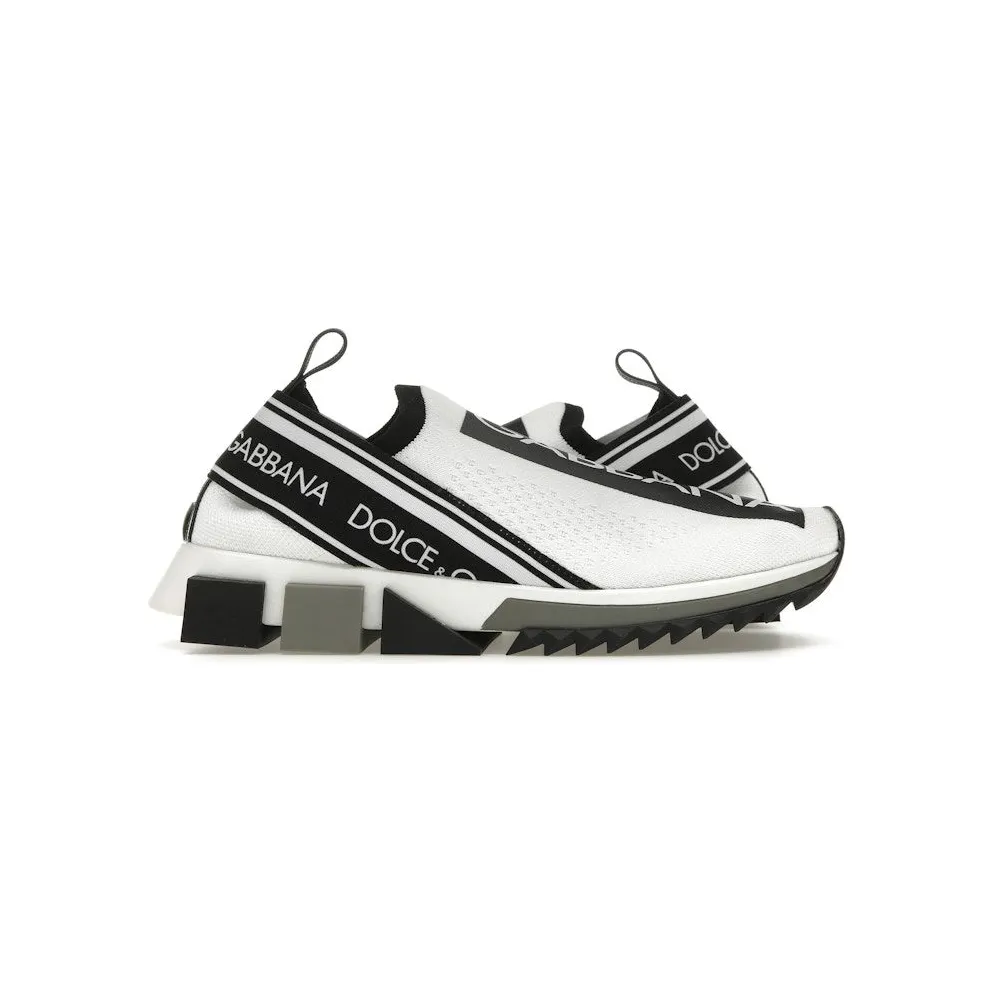 Dolce & Gabbana Sorrento Slip On White Black (CK1595 AH677 89697)