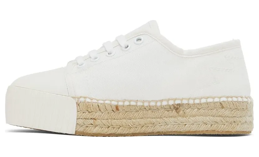 Palm Angels Off-White Lace-Up Espadrille Sneakers (PWIB003S22FAB0010100) (3)
