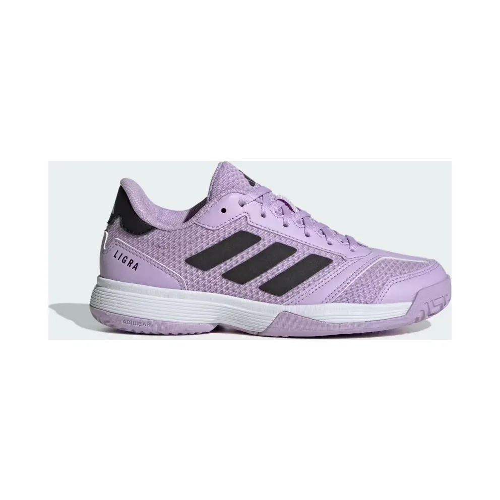 adidas Ligra 8 Indoor Shoes Kids “Powder Plum / Core Black / Cloud White” (JP7279)