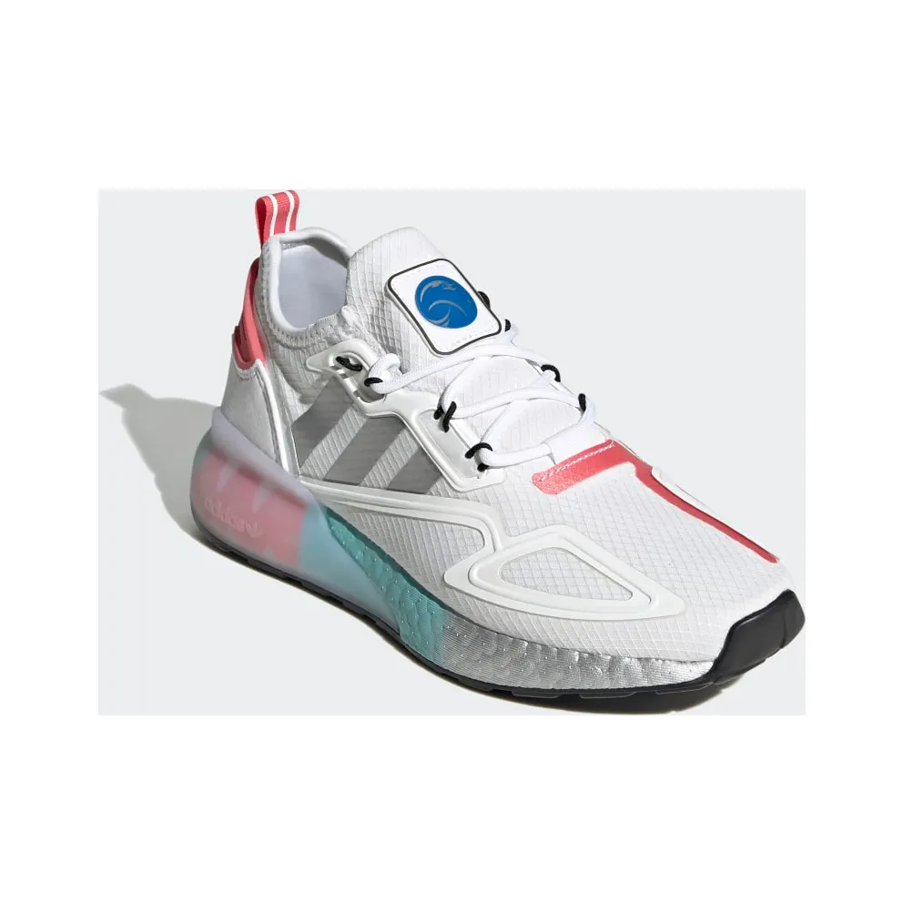 adidas ZX 2K Boost Cloud White / Silver Metallic / Hazy Rose (FX7054)