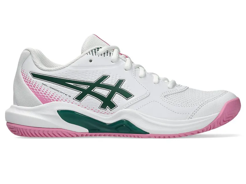 ASICS GEL-DEDICATE 9 PADEL “White / Jewel Green” (1042A318-100)