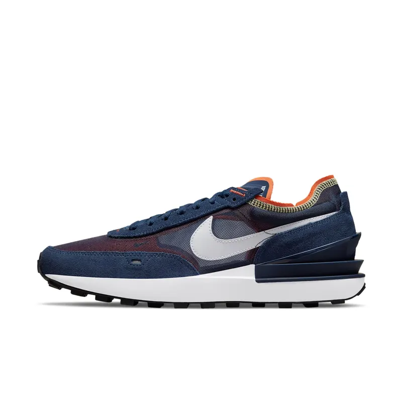 Nike Waffel One “Midnight Navy / Orange / Melon Tint / White” (DA7995-401)