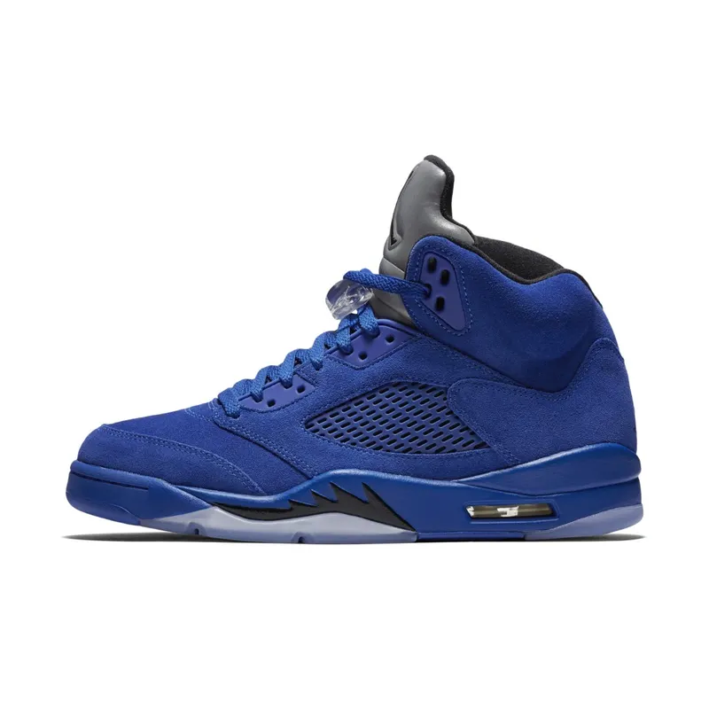 Jordan 5 Retro Blue Suede Game Royal/Black (136027-401)