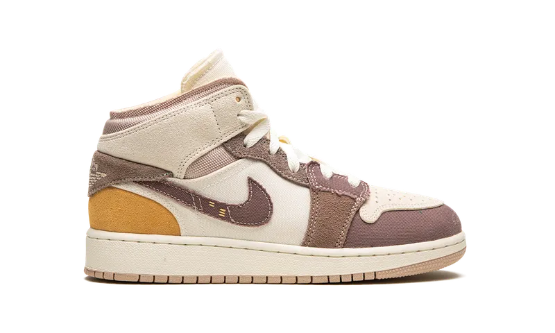 Air Jordan 1 Mid SE Craft GS “Inside Out – Taupe Haze” (DZ4466-102)