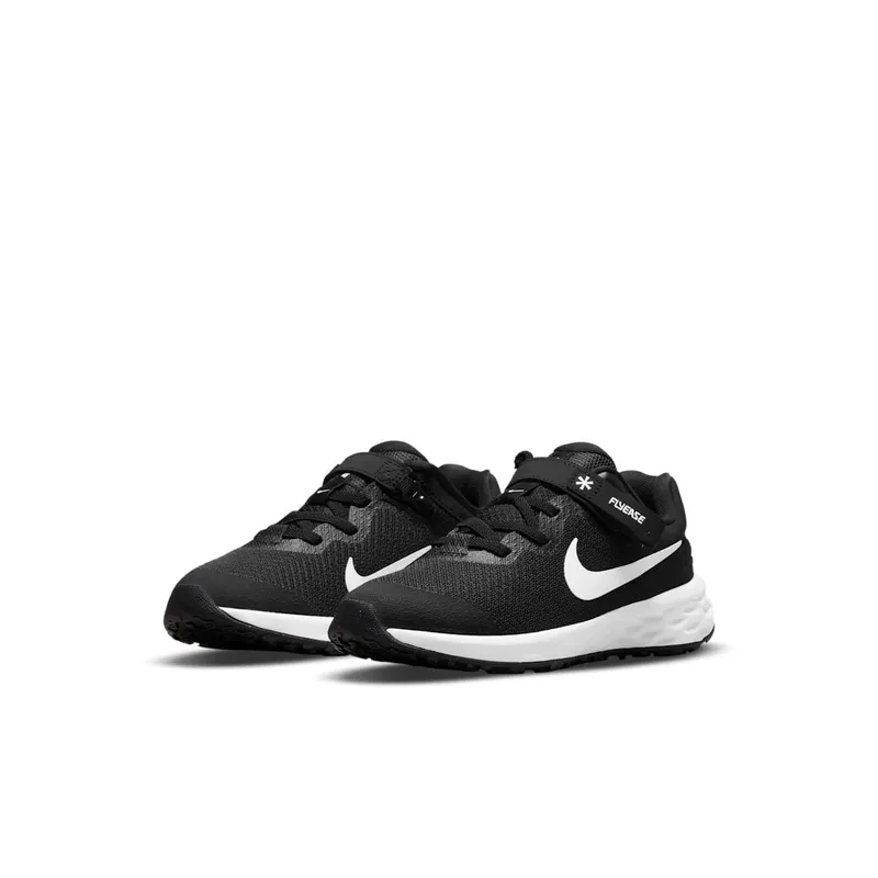 Nike Revolution 6 FlyEase Younger Kids’ Black 50% Sustainable Materials (DD1114-003)