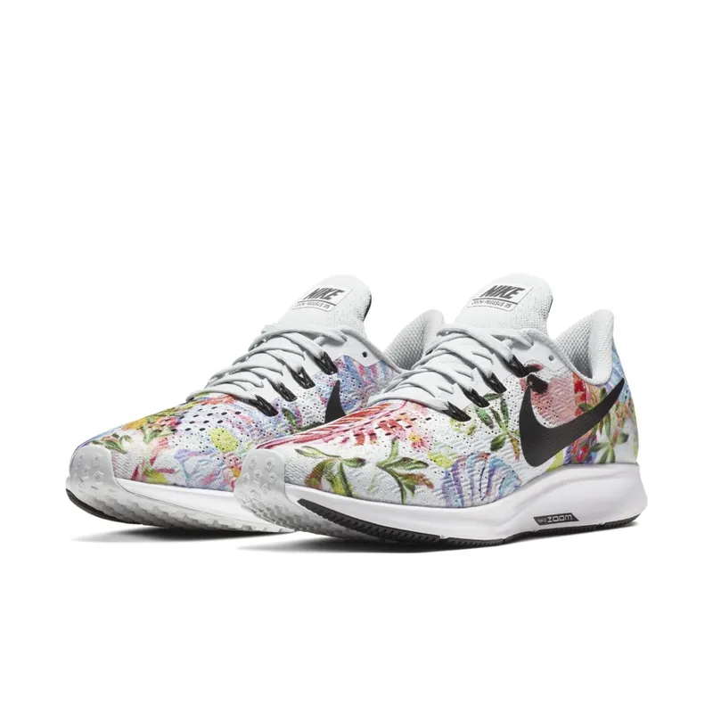 Nike Air Zoom Pegasus 35 White Floral (W) Pure Platinum/Black-White (AV3520-001)