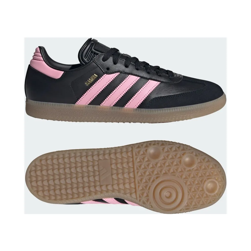 Adidas Samba Inter Miami CF Indoor Football Boots Core Black / Light Pink / Gum (IH8157)
