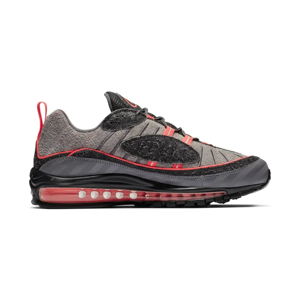 Nike Air Max 98 I-95 Gunsmoke/Lava Glow-Thunder Grey-Oil Grey (BV6046-001)