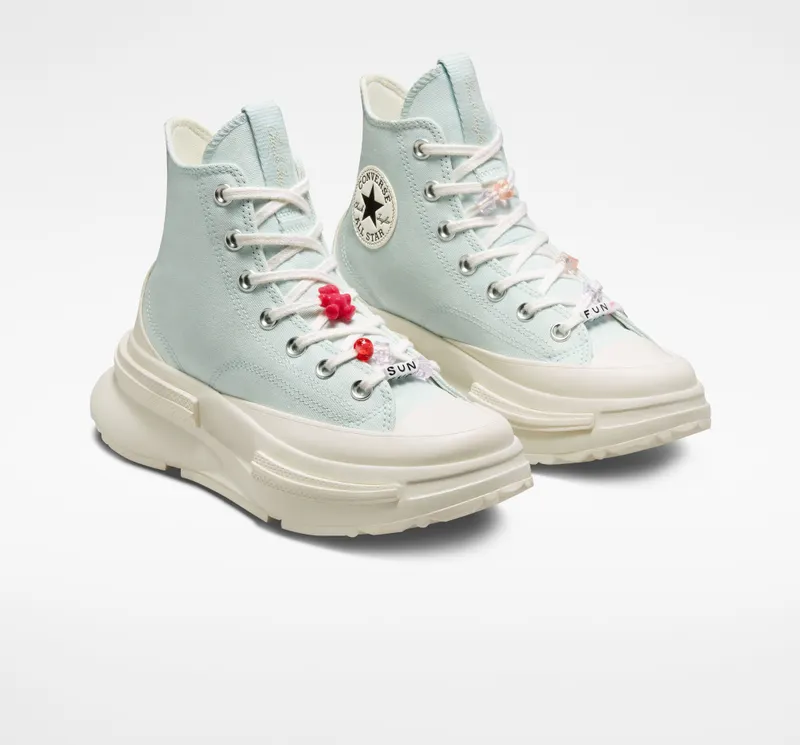 Converse Run Star Legacy CX Platform DIY Beads Aqua Mist/aqua Mist/egret