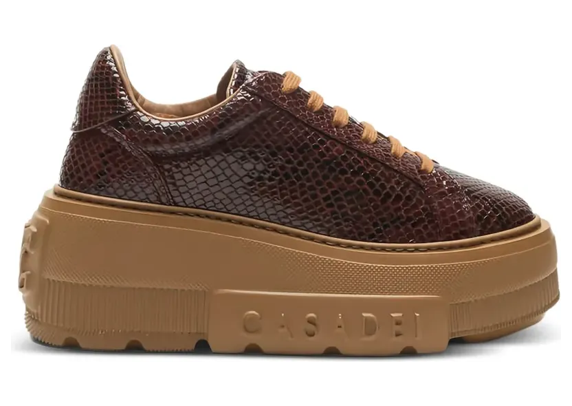 Casadei Nexus Basilisco Sneakers mit Python-Print – Grau (2X894U0701BASIL)