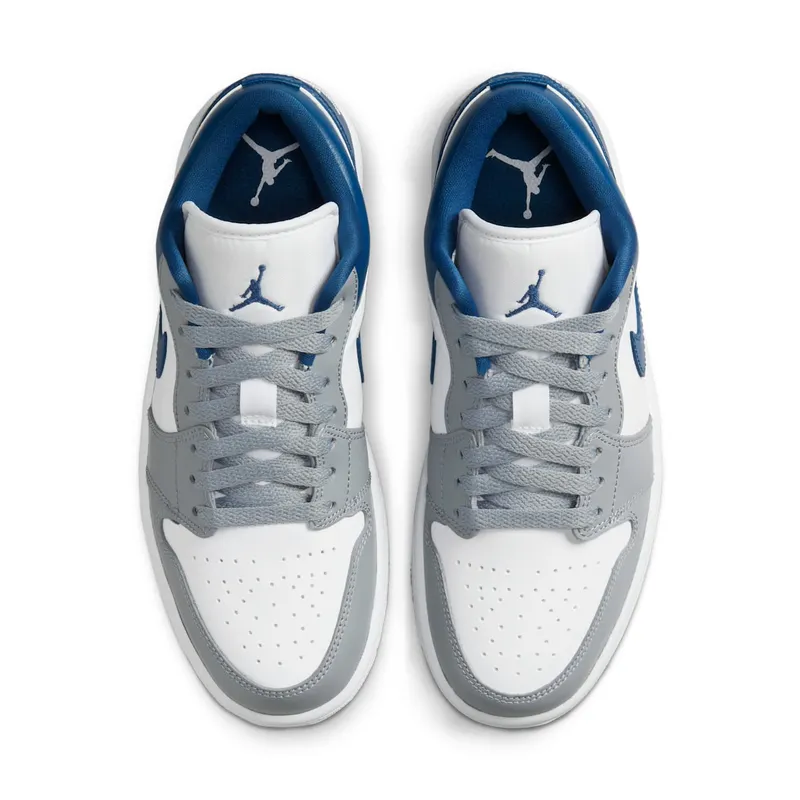 Air Jordan 1 Low White Grey Blue (DC0774-042)