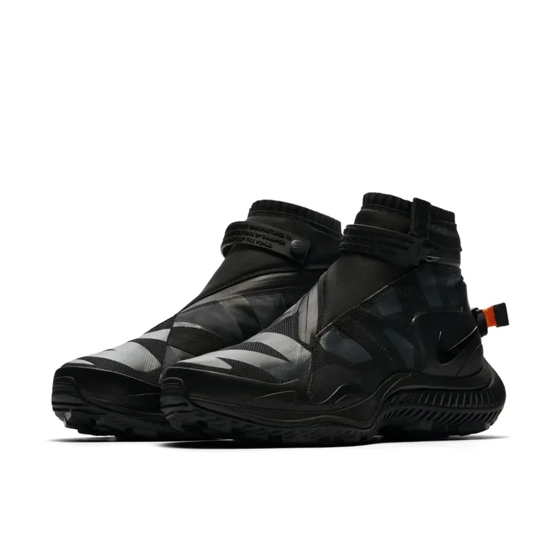 Nike NSW Gaiter Boot Black Anthracite Black/Anthracite-Team Orange-Black (AA0530-001)