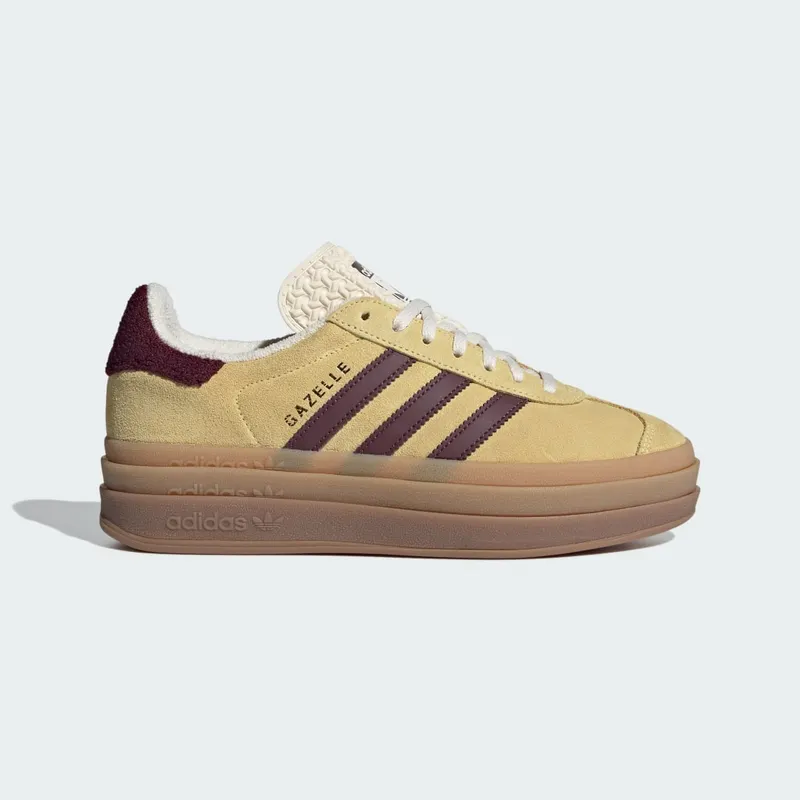 adidas Gazelle Almost Yellow / Maroon / Wonder White (IF5937)