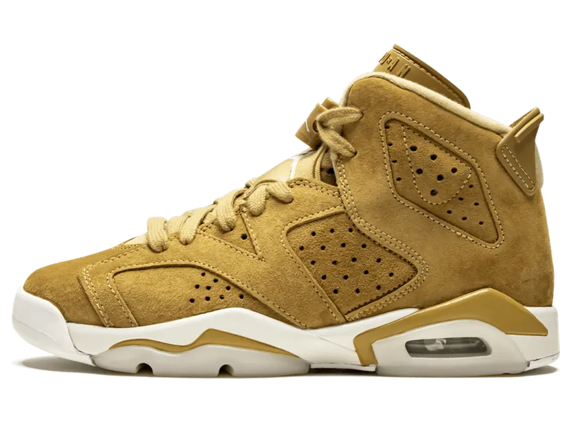 Air Jordan 6 RETRO BG GOLDEN HARVEST/GOLDEN HARVEST-SAIL (384665-705)