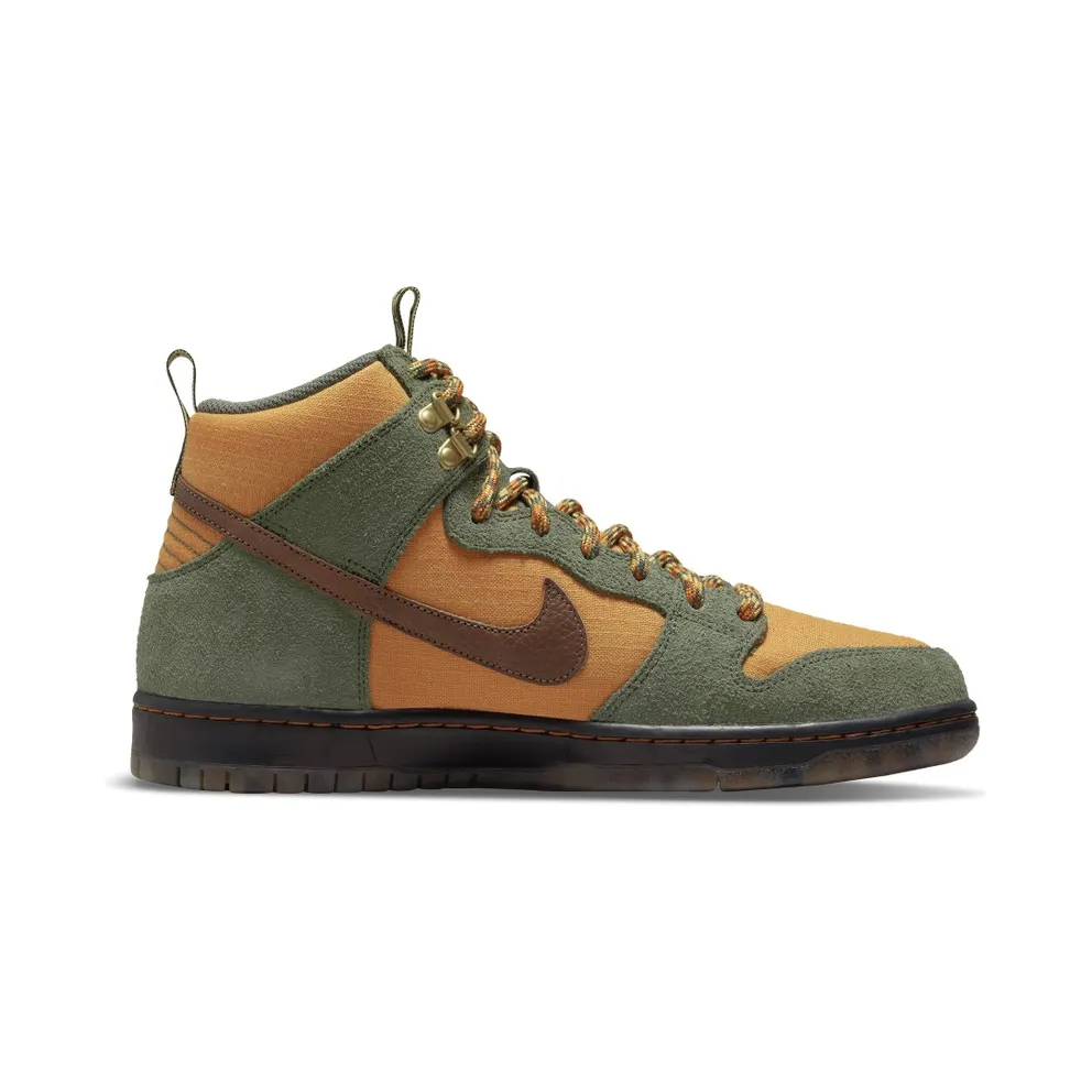 Nike x Pass-Port SB Dunk High Workboot – “Carbon Green / Cider-wheat Gold” (DO6119-300)
